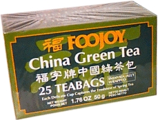 (image for) Foojoy China Green Tea, 25 bags