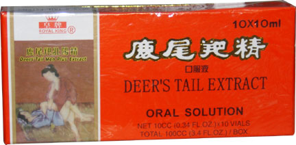 Deer's Tail Extract, 10 x 10 ml