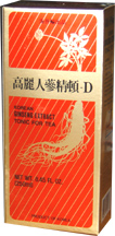 Korea Ginseng Extract for tea, with root, 8 oz