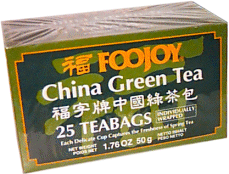 Foojoy China Green Tea, 25 bags
