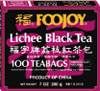 Foojoy Lichee Black Tea 100 tea bags