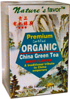 Nature's favor Mint Organic Green Tea, 16 bags