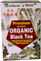 Nature's favor Organic Black Tea, 16 bags