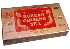 Instant Korea Ginseng Tea, 10 x 10 bags