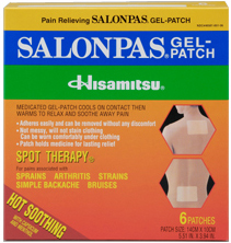 Salonpas Gel-patch, 6 pieces