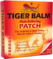 Tiger Balm Patch, 5 pieces